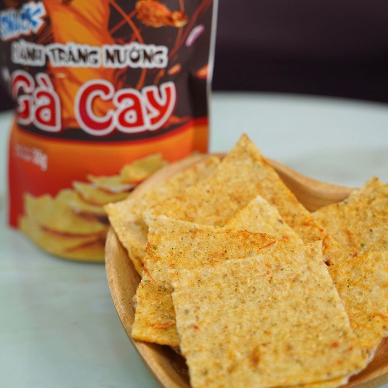 Snack Bánh Tráng Nướng Vị Gà Cay 35g - Hình ảnh 3