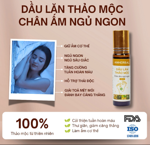 Dầu lăn Chân Ấm Ngủ Ngon (10ml) - Hình ảnh 4