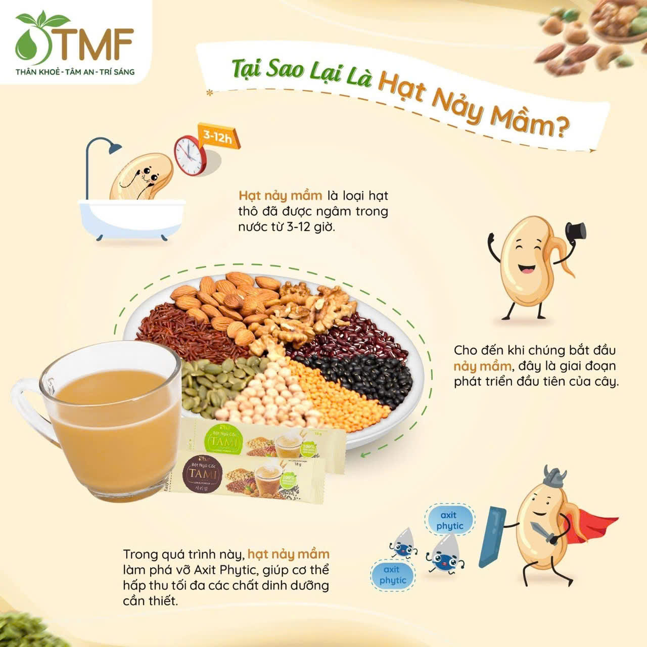 Bột ngũ cốc Tami 450g - Hình ảnh 6