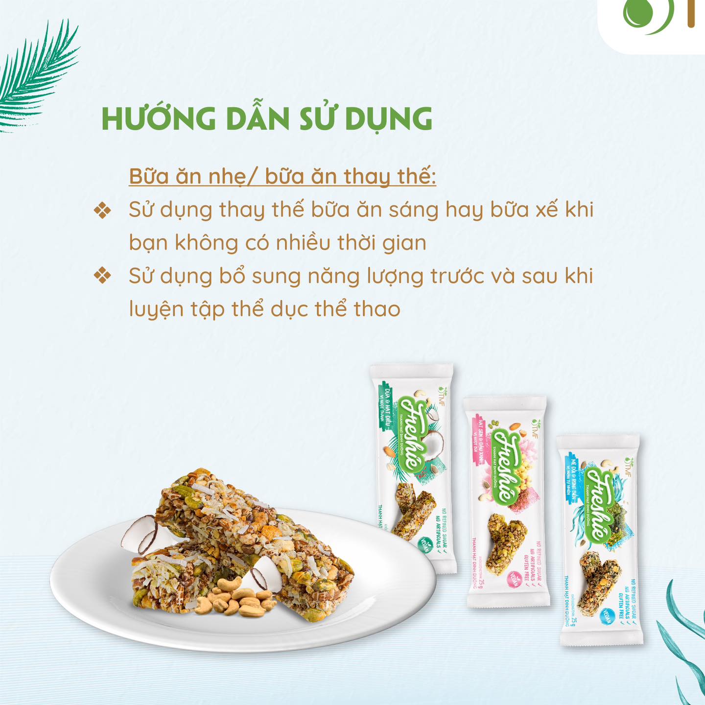 Thanh hạt dinh dưỡng Freshie - hạt sen & đậu xanh 150g - Hình ảnh 7