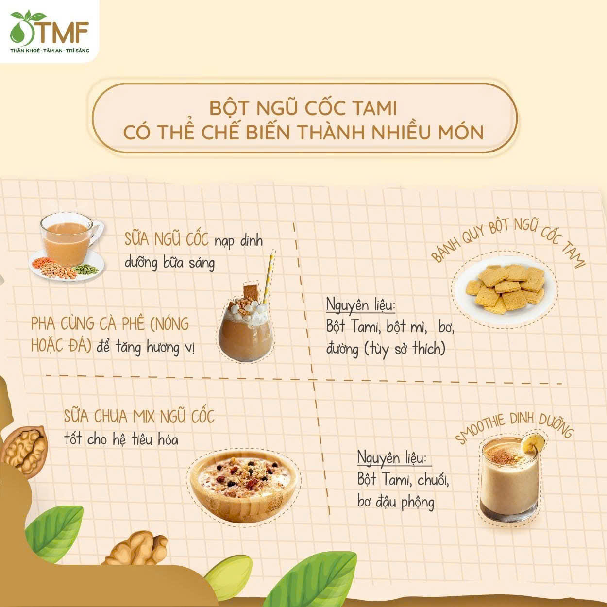 Bột ngũ cốc Tami 450g - Hình ảnh 5