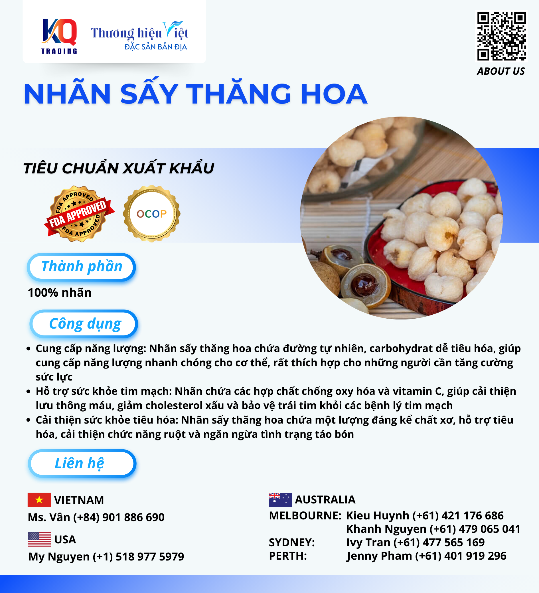 Nhãn Sấy Thăng Hoa