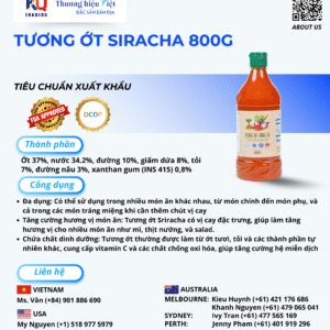 Tương Ớt Sriracha (800gr)